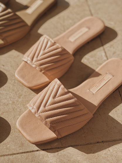 Comfy Elegant Rosé Sandals